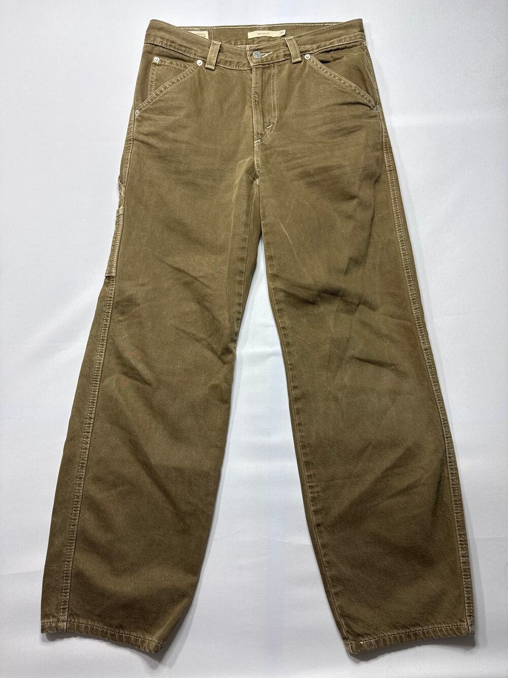 Levi's Women's Brown Dad Utility Carpenter Jeans - Size 25x30 (29x30)